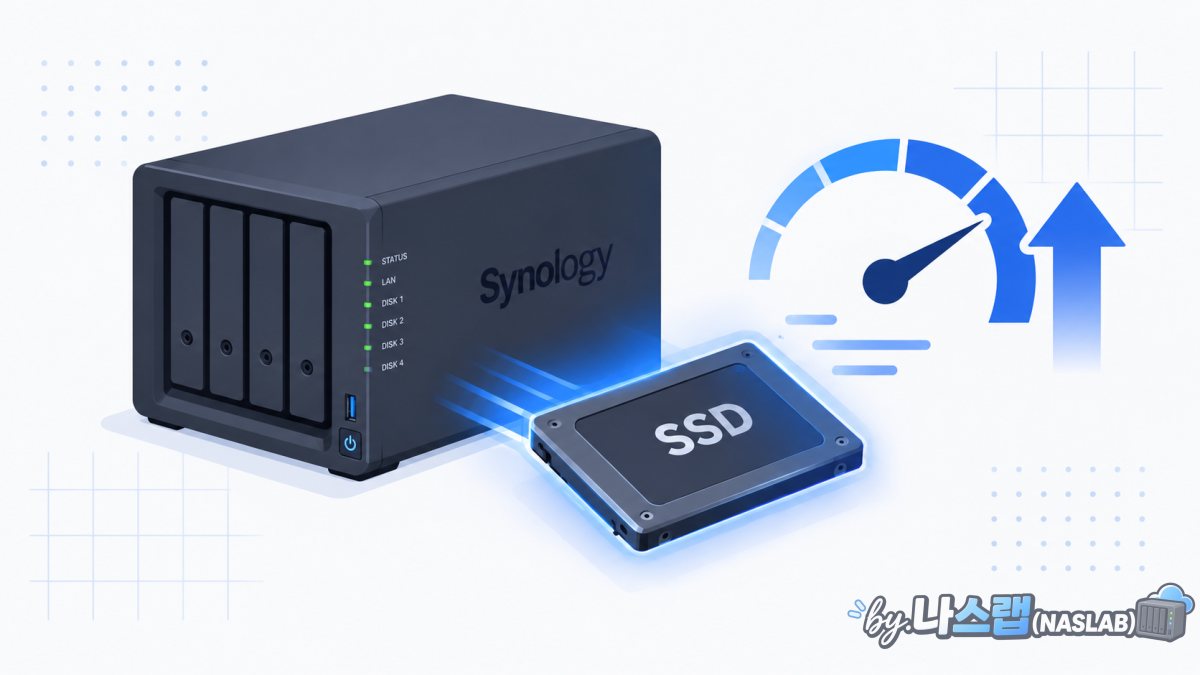 시놀로지 NAS SSD 캐시 성능 향상