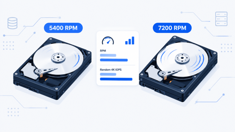 5400 RPM vs 7200 RPM — NAS HDD 선택 전 알아야 할 속도 차이